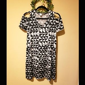 NECESSARY OBJECTS Cold Shoulders Dress - Medium
